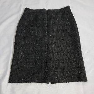 Ann Taylor black skirt Sz 6